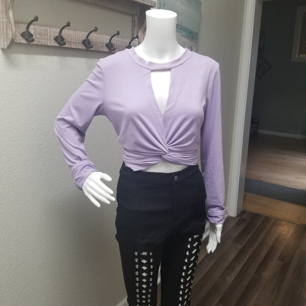 Lovely Lavender Crop Top